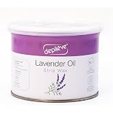 Depileve Strip Wax for Hair Removal - Lavender Rosin Wax for Sensitive Skin - Full-Body - Ideal for Delicate Areas - Moisturizing Strip - for Salon and At-Home Use - 14 oz