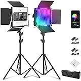 NEEWER Upgraded 660 PRO II RGB LED Video Light with