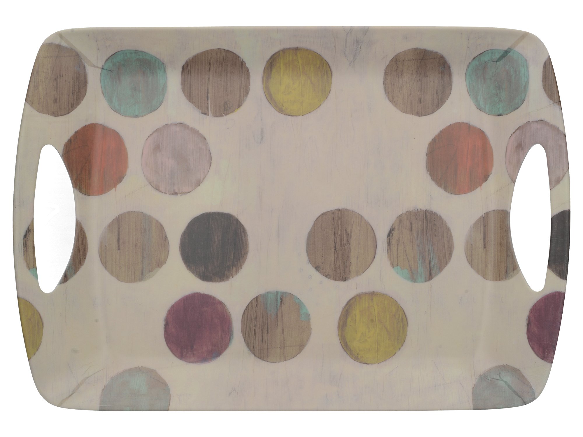 Creative Tops Retro Spots Large Luxury Handled Tray
