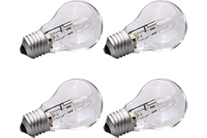 DAMPET 043168787963 78796 Halogen Light Bulbs 43Watt 120V Clear A19 Bulb E26 Screw Base 60W Replacement Incandescent Lamp for