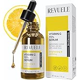 REVUELE Vitamin C 15% Serum – 30ml – Potent Antioxidant Brightening & Anti-Aging Face Serum – Vegan & Dermatologically Tested 1 fl.oz