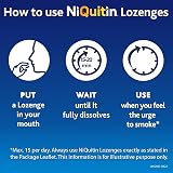 NiQuitin 4mg Nicotine Lozenges Mint 72 Lozenges Craving Relief view 6