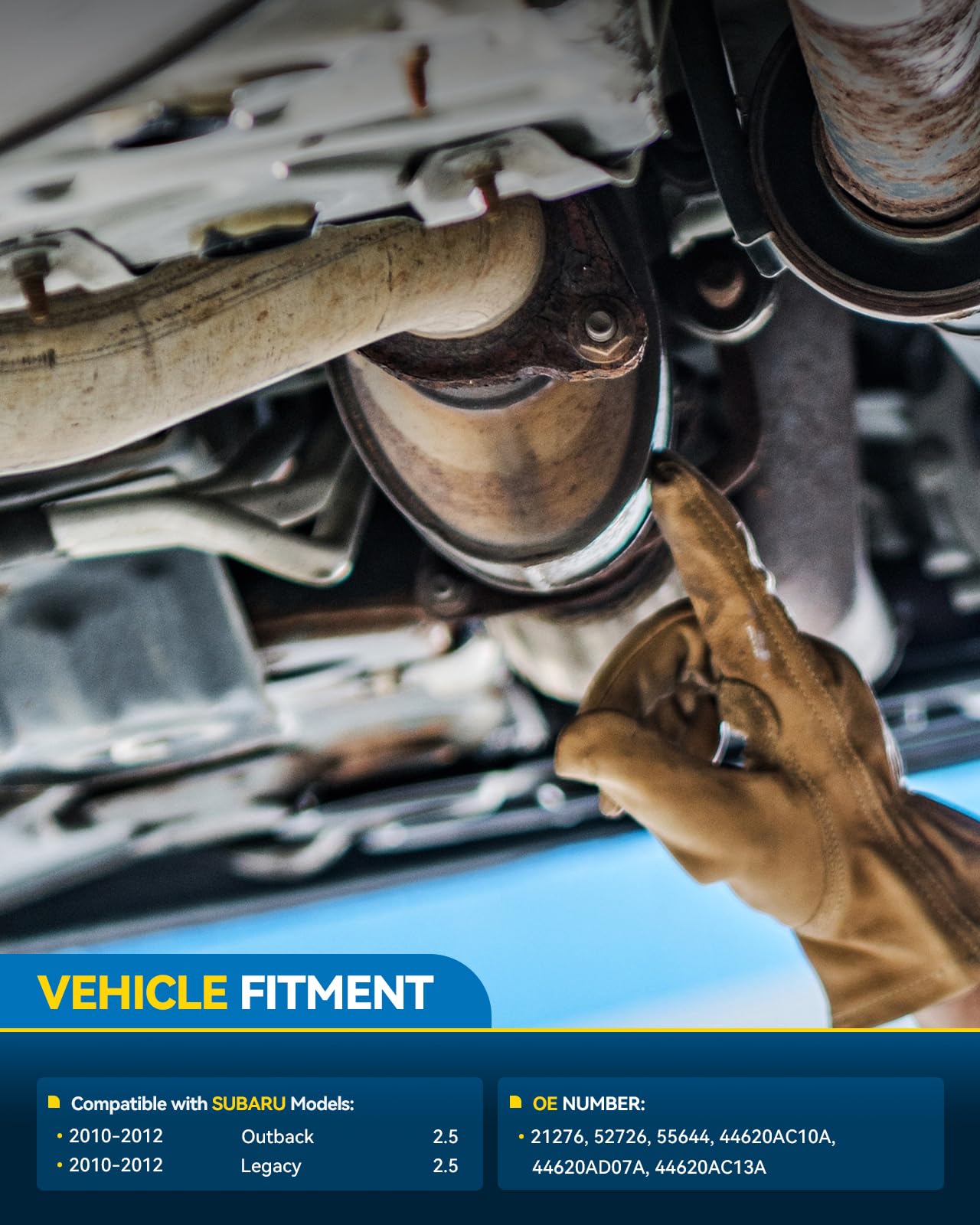 Condition photo showing New/Like New for philtop direct-fit catalytic converter kit w/gasket compatible with subaru outback 2.5l 2010 2011 20