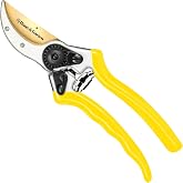 Haus &amp; Garten ClassicPRO 8.5" Premium Titanium Bypass Garden Shears - Use as Pruners, Pruning Shears for Gardening, Hand Pruners, Handheld Garden Clippers Scissors Tool