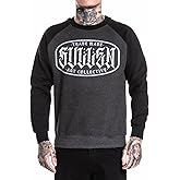 Sullen Men's Station Tattoo Lifestyle Graphic Long Sleeve Pullover Raglan Fleece