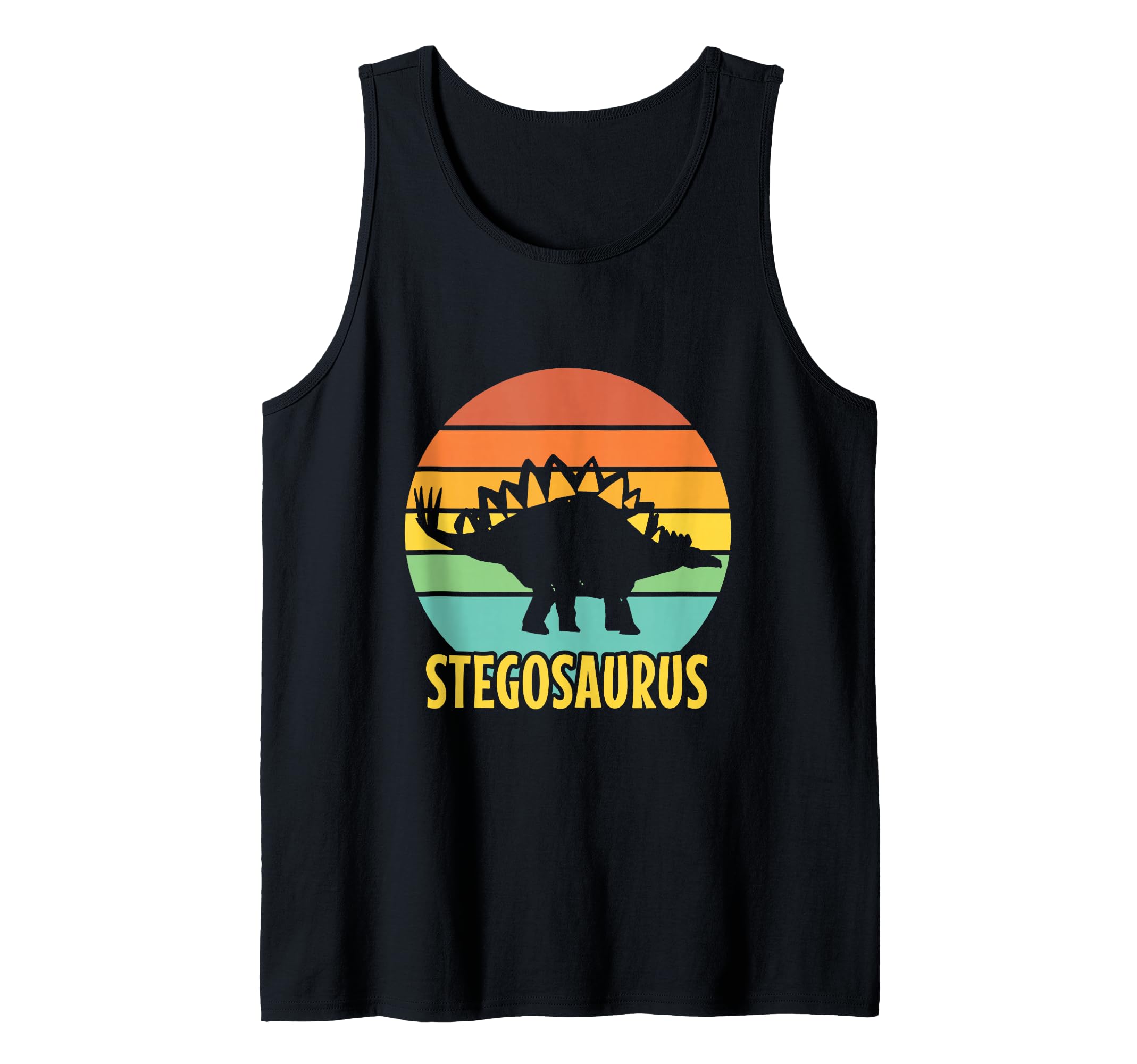 Crazy Stegosaurus Dinosaurs Gift for Park & Jurassic Lovers Tank Top