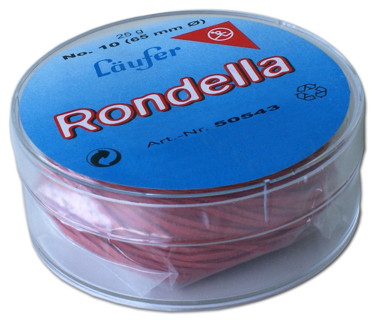 Rondella Runner Rubber Rings 25 g Round tin 65 mm Ø