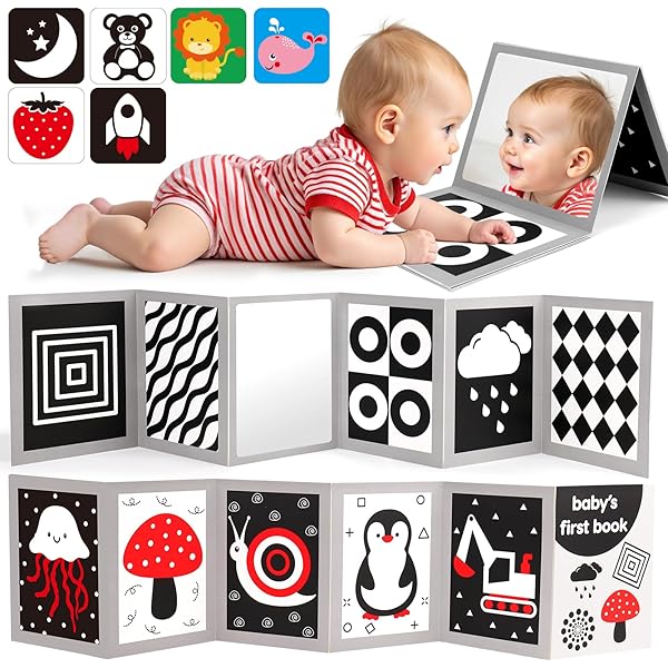 Livre Contraste Pour Bébés: 100 Images et Objets pour Enfants à