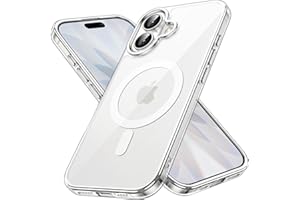 JETech Magnetic Case for iPhone 17 6.3-Inch Compatible with MagSafe, Shockproof Phone Bumper Cover, Anti-Scratch Clear Back (