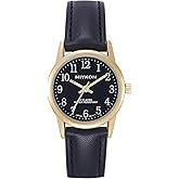 Miykon Ladies Watches for Women - Dainty Analog Womens Watches for Small Wrists with Genuine Leather Strap, Easy Reader Nurse Watch with Second Hand - Japan Quartz, Waterproof to 100ft