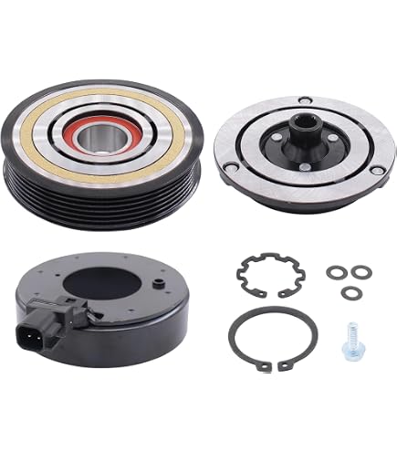 Kit De Embrague De Compresor De Aire Acondicionado Para Jeep Liberty 2006-2008 3.7L - Incluye Placa Y Bobina