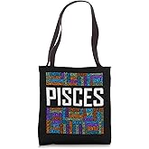 Pisces Zodiac Traits Horoscope Astrology Sign Gift Words Tote Bag