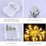 Dalugo 3M 30 LED Warm White Battery Fairy Lights Timer IP65 view 7