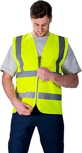 Portwest C375 Hi-Vis Band and Brace Safety Vest Yellow Medium view 4