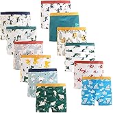 JackLoveBriefs Boys Cotton Boxer Briefs Dinosaur Polar Bear Toddler Kids Underwear 12 Pack