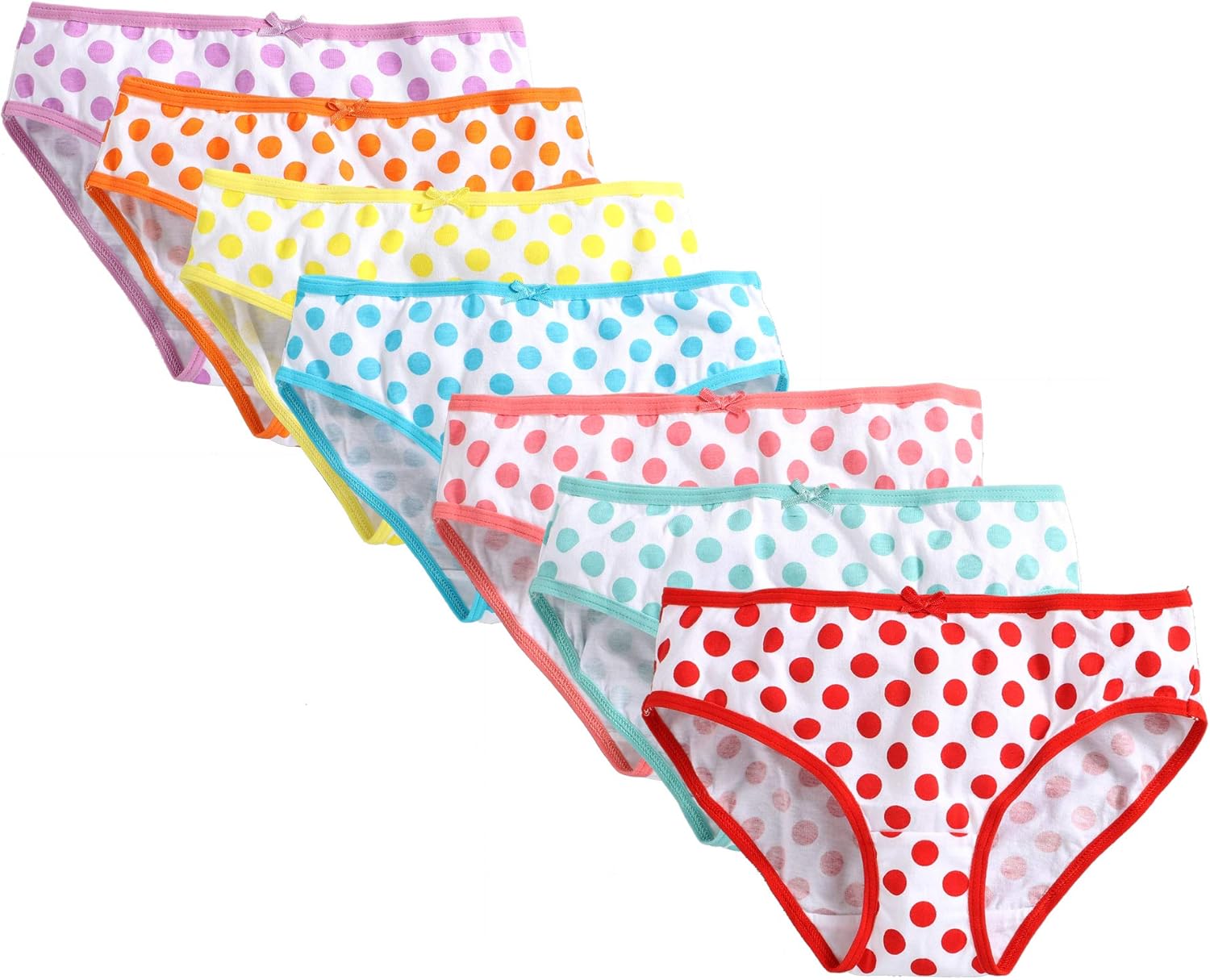 Buy CHARM N CHERISH Girl's Cotton Briefs/Panties Polka dot Prints