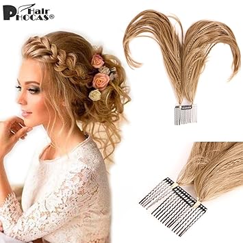 S 17 Hairphocas Bendable Wires Foxtail Comb Updo Synthetic Messy