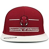 The Game NCAA Licensed, Arkansas Razorbacks Flat Brim Snapback Hat