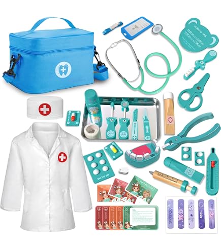 Amazon.com: XZZO Kids Dentist Play Set, 48 Pcs Doctor Kit for