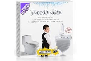 PeeOnMe Toilet Splash Guard Urinal Screen Deodorizer – Powerful Odor Eliminator for Men’s Bathroom – Long Lasting Fresh Wave Scent Cleaner Pads for Urinals, Potty, Drain & Restrooms – 1 Pack, Lavender