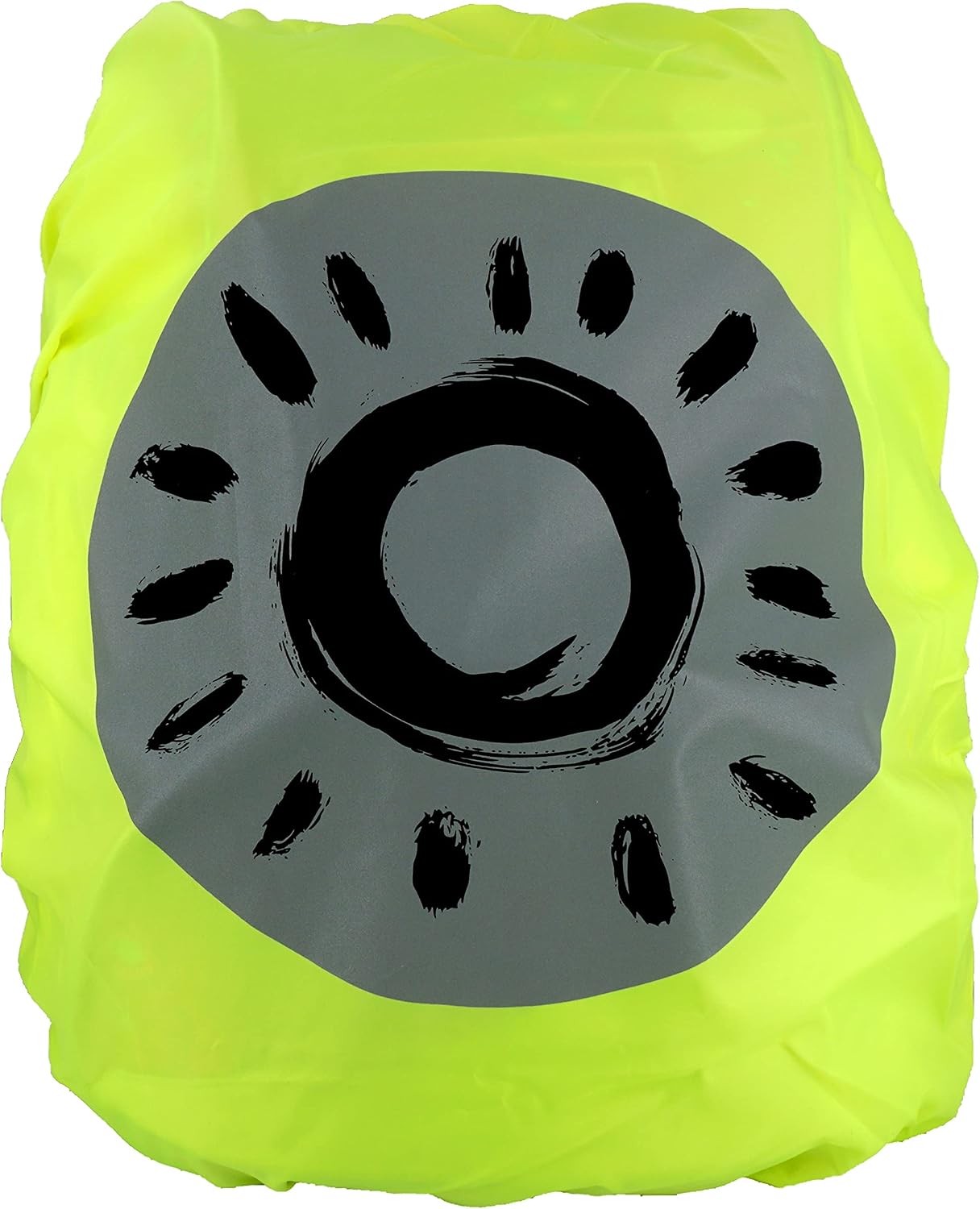 EANAGO Premium School Bag Backpack Rain Cover Seamless 100% Waterproof with Safety Reflective Image Sun, Yellow