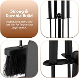 HomeZone Fireplace Companion Set 5-Piece Tool Kit With Stand 49cm view 7