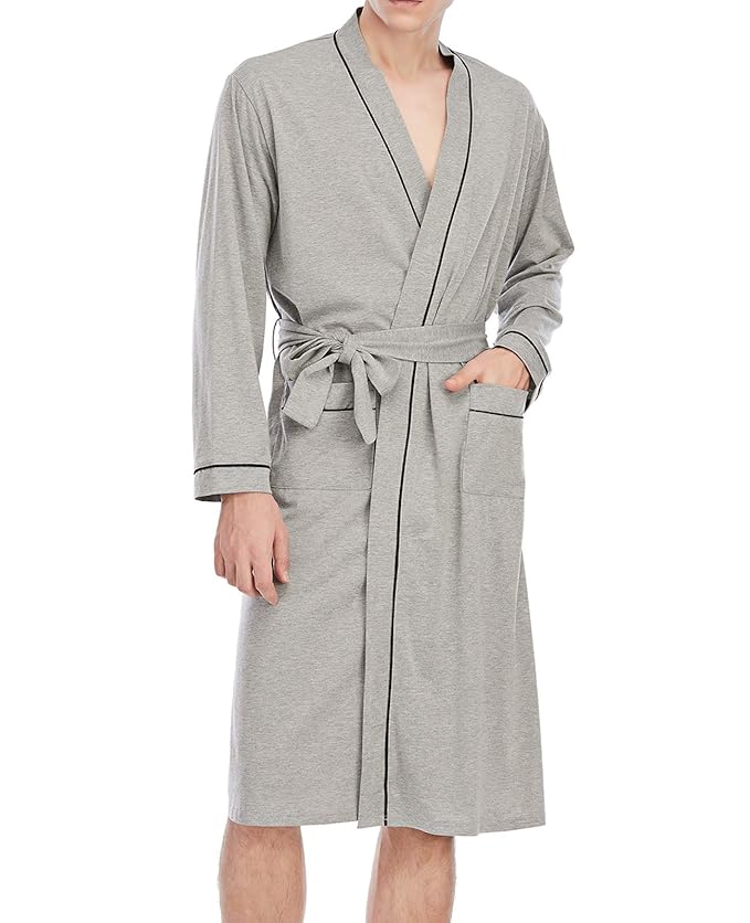 Buy MINTLIMIT Men's Robe Lightweight Shower Spa Bathrobe Classic