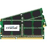 Crucial 16GB Kit (8GBx2) DDR3L 1866 MT/s  (PC3-14900) SODIMM 204-Pin Memory For Mac - CT2K8G3S186DM