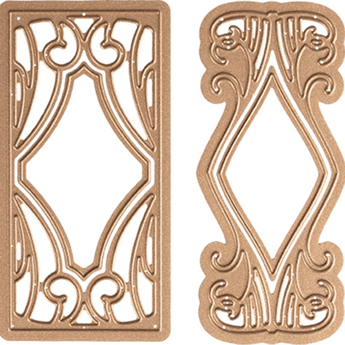 Spellbinders Shapeabilities Metro Style Tags Die, Metal, Brown, 19.6 x 12.3 x 0.2 cm