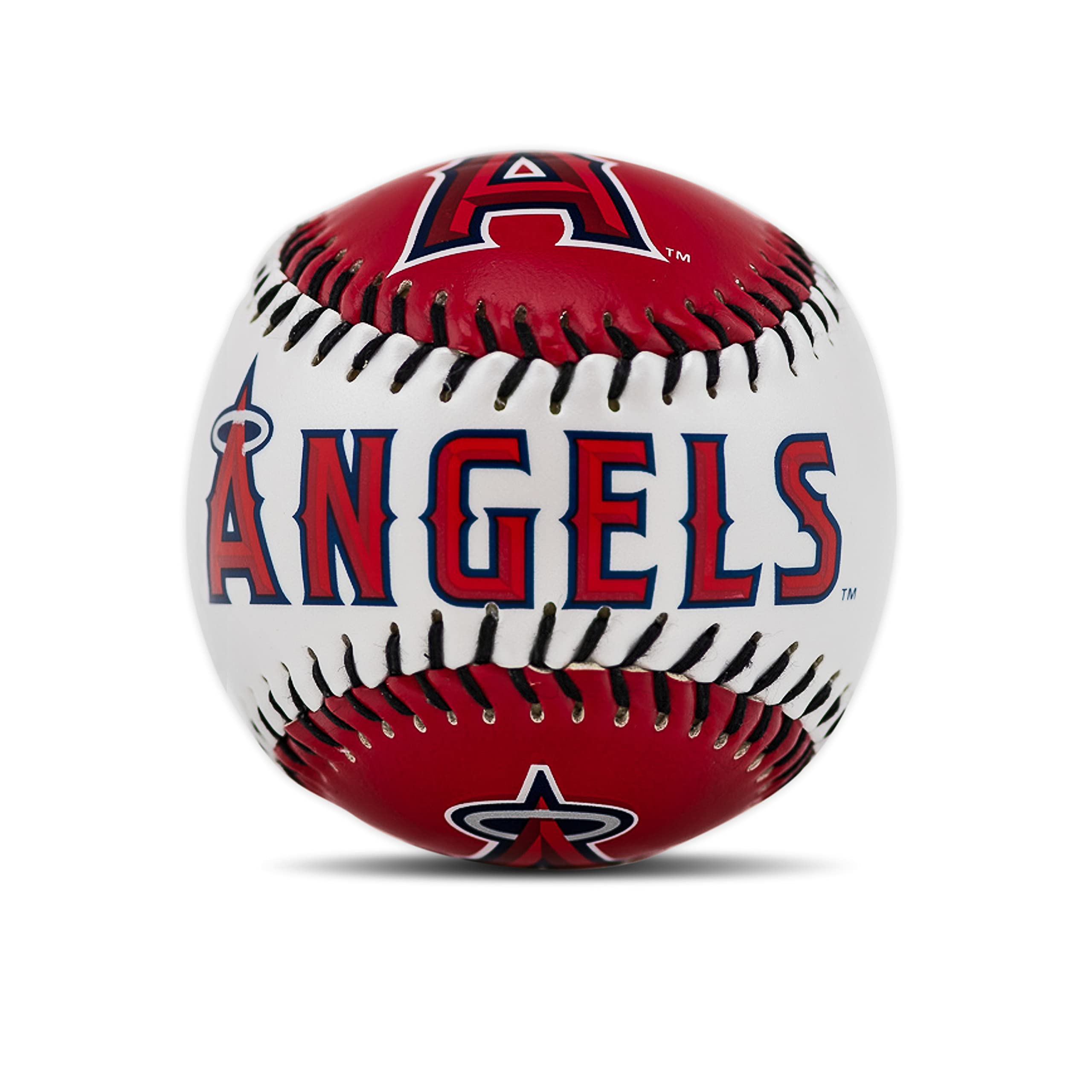 Franklin Sports Los Angeles Angels MLB Team Baseball - MLB Team Logo Soft Baseballs - Toy Baseball for Kids - Great Decoration for Desks and Office (Pack of 12) Image