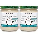 Nutiva Organic Coconut Manna, Coconut, 15 Ounce (Pack of 2), Original