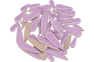 MECCANIXITY Petal Mosaic Tiles for Crafts 100g Tear Drop Porcelain Mosaic Tiles for Mosaic Art Projects and Outdoor Decoratio