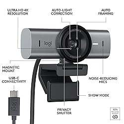 Logitech MX Brio Ultra HD 4K Collaboration and