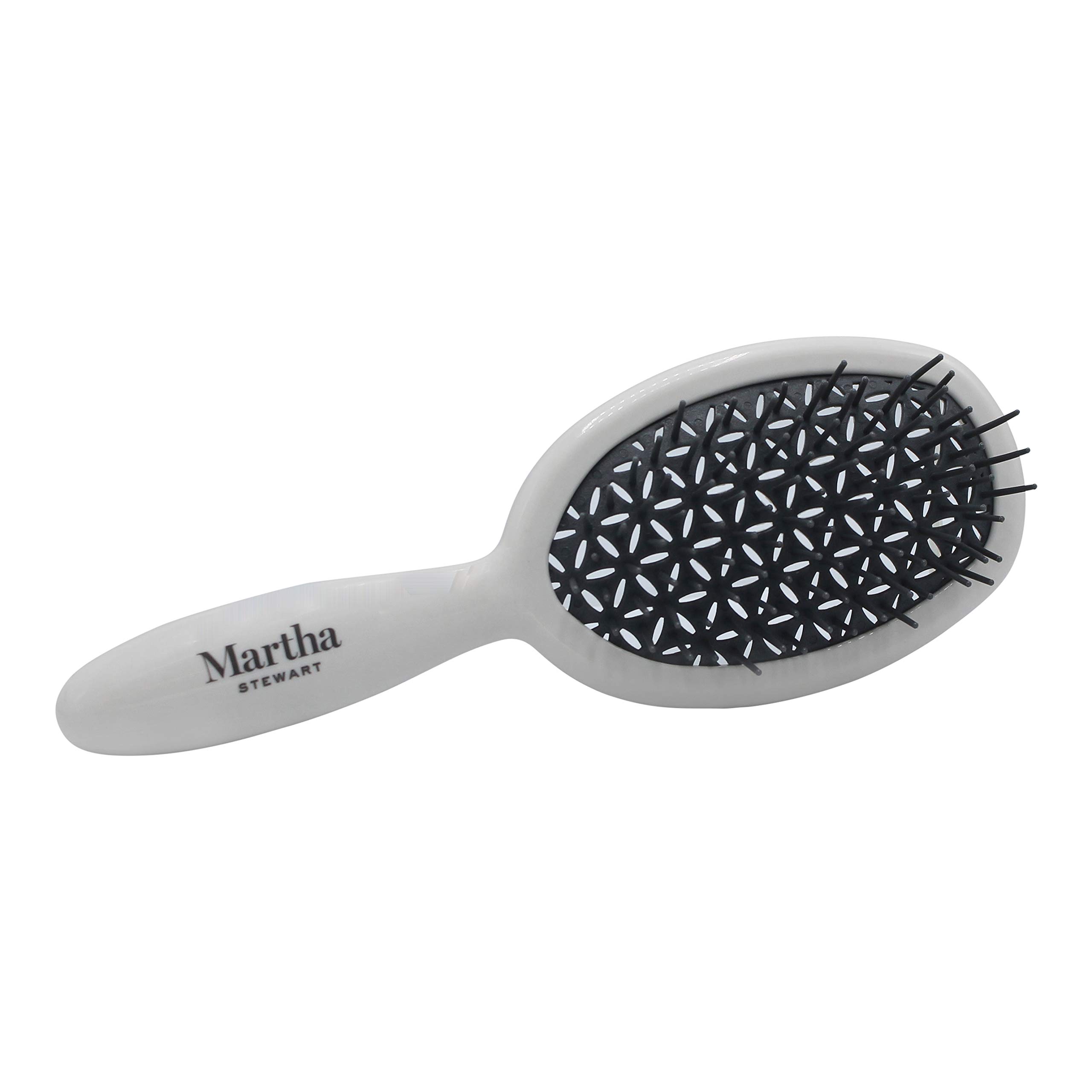 Martha Stewart for Pets Detangling Dog Brush for All Dogs | Brush for Dogs With Short or Long Hair | Great Dog Brushes for Grooming, Grooming Tools for Dogs white