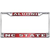 NC STATE Chrome Metal ALUMNI License Plate Tag Frame