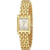 Rovixs Petite Vintage Luxury Women Watch, Japanese Movement, Elegant Retro Ladies Dress Watch, Water Resistant, Adjustable Bracelet with Tool