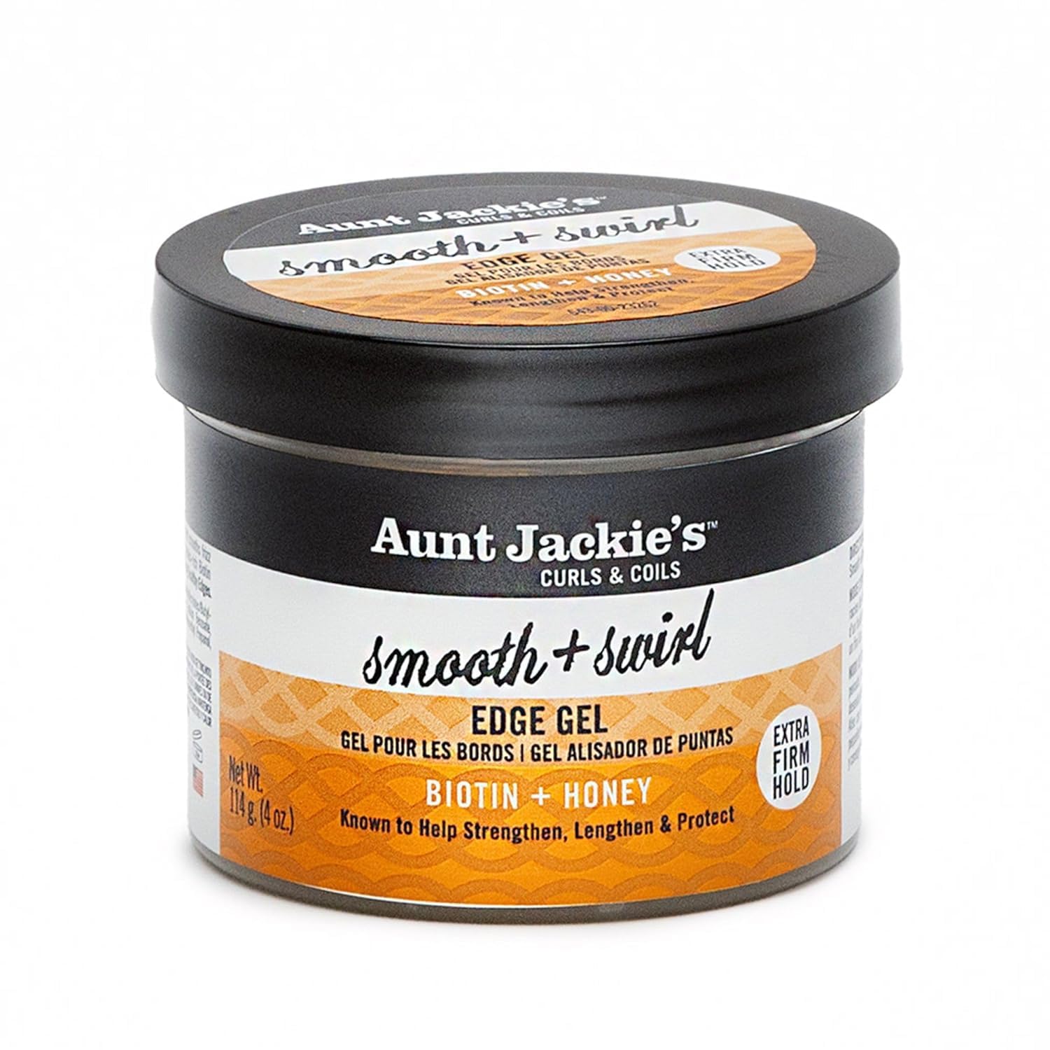 Photo 1 of Aunt Jackie's Award-Winning Braid + Twist Collection Smooth + Swirl Edge Gel with Extra Firm Hold, 4oz