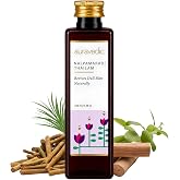 AURAVEDIC Nalpamaradi Thailam Brightening Oil 100ml | Ayurvedic Face Oil, Nalpamaradi Oil, Sandalwood, Vetiver &amp; Sesame Oil, for Dull &amp; Dry-Looking Skin, Daily Skin Nourishment