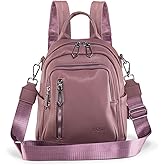HUAZHIMAO Small Backpack Purse for Women Mini Backpacks PU Leather Women's Versatile 3 in 1 Fashion Handbag Travel Daypacks (Purple)