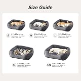 JOEJOY Large Dog Bed Washable Non Slip Thick Sides Grey view 5
