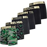 True Religion Mens Boxer Briefs Cotton Stretch Underwear for Men Pack of 6