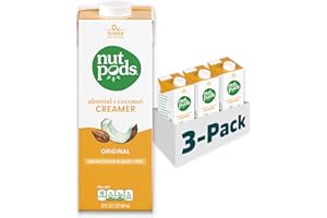 nutpods unsweetened Original Dairy-Free Coffee Creamer - 32oz 3-Pack