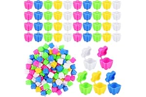 150 Pcs Colorful Tooth Savers, Plastic Tooth Holders Box for Boys and Girls, for Kids Keepsake, Party Favor, Dentist Office, 