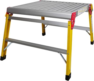 Excel Fibreglass Folding Hop Up Platform Bench 600mm x 600mm