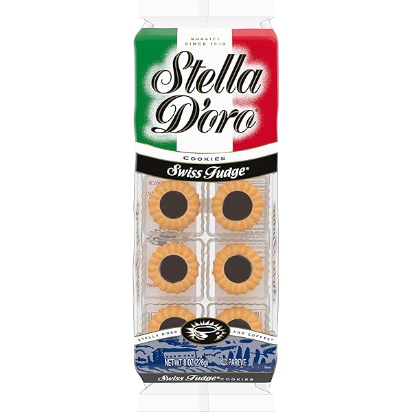 STELLA D’ORO COOKIES, SWISS FUDGE, 8 OZ