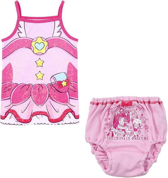 Amazon スタートゥインクルプリキュア 変身インナー上下セット キャミソール ショーツ キュアスター c 130cm マルチカラー ショーツ 通販
