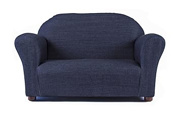 Amazon Com Keet Roundy Denim Children S Sofa Blue Baby