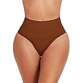 JELLYOGA Thong Shapewear for Women Tummy Control Underwear Girdle Seamless Body Shaper High Waist Shaping Panties