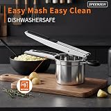 SPEENSUN Potato Ricer with 3 Discs Stainless Steel Heavy Duty Masher view 7