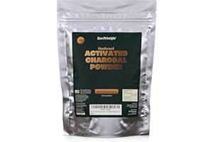 ZEN CHARCOAL Zen Principle Hardwood Activated Charcoal Powder 100 Percent from USA Trees. All Natural. Whitens Teeth, Rejuvenates Skin and Hair, Supports Better Digestion, 8 oz.